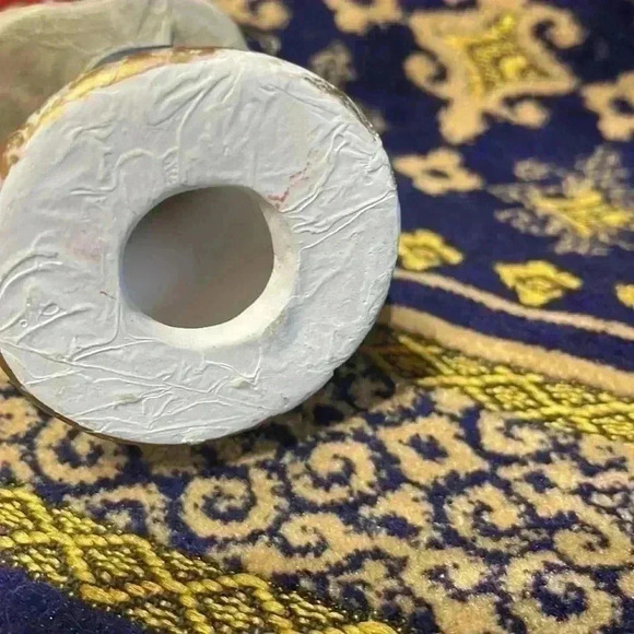 Vintage Ceramic Santa. Painted in 1914. Small chip on the back. - Picture 7 of 9